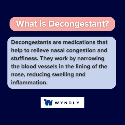 Nasal on sale congestion meaning