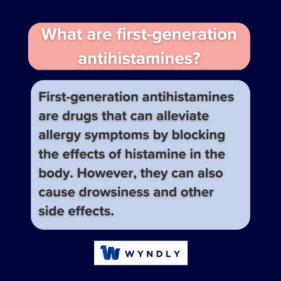 First-Generation Antihistamines Definition: What Are First-Generation ...