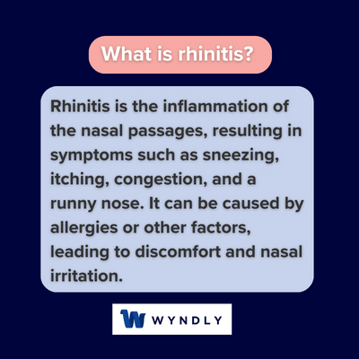 Rhinitis Definition: What Is Rhinitis? (2024) & Wyndly