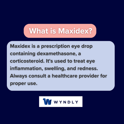 Maxidex eye top drops for dogs