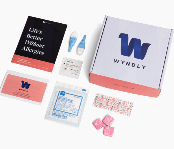 Wyndly allergy test kit
