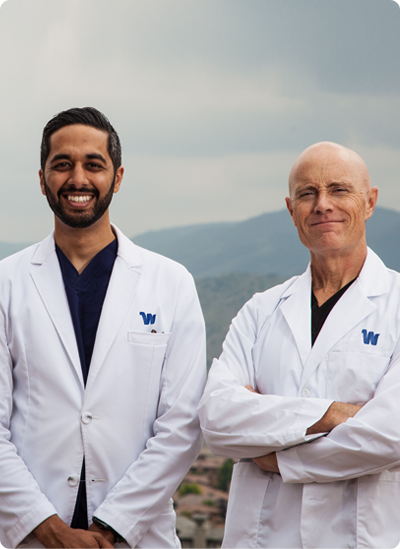 Wyndly doctors standing outside